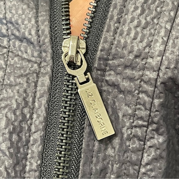 Liz Claiborne Drawstring Waist Lightweight Jacket Size L - Picture 6 of 12